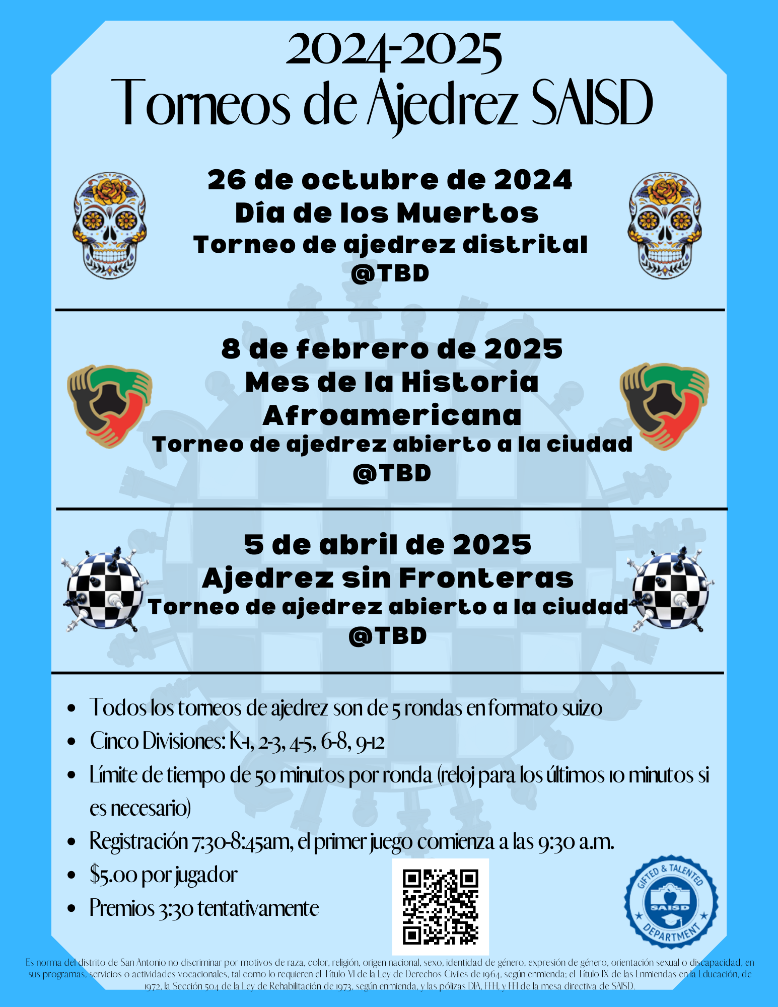 Chess Flyer Spanish
